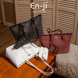 En-Ji Sonsu Totebag Wanita - Ivory