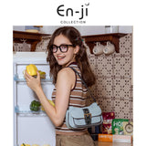 En-Ji Yunseo Shoulderbag Wanita Warna Denim