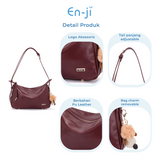 En-ji Gumha Shoulderbag Wanita - Cream
