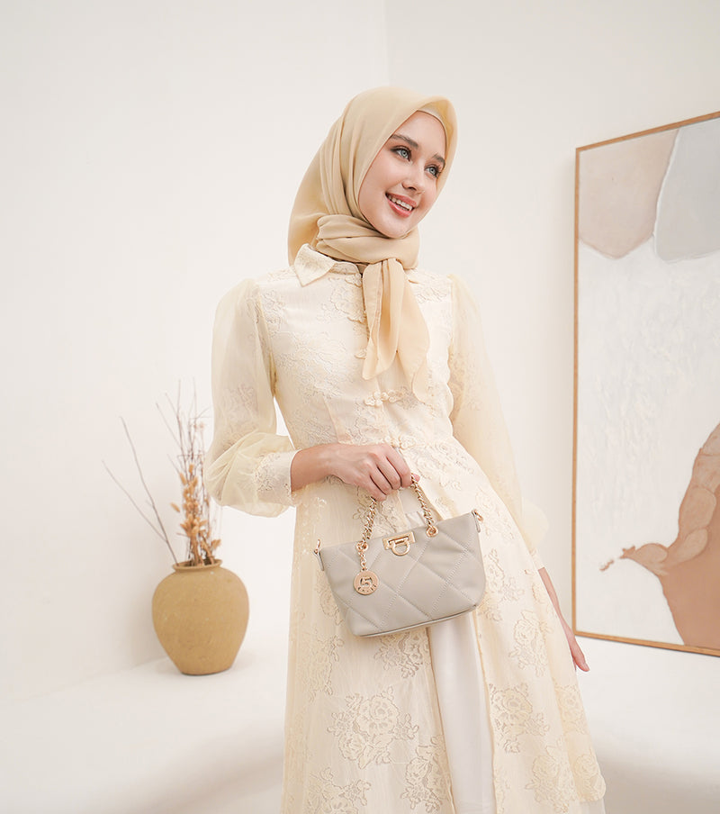 En-ji Heybin Slingbag Wanita - Ivory