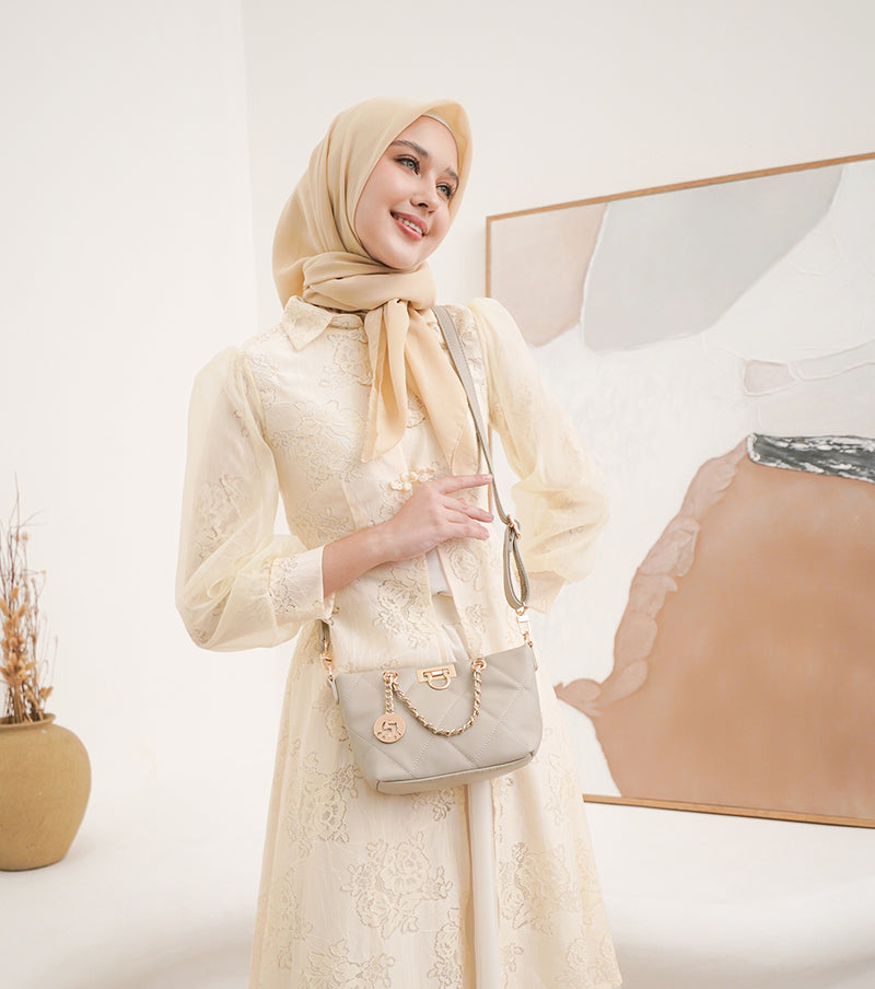 En-ji Heybin Slingbag Wanita - Ivory