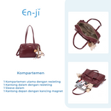 En-ji Hosun Shoulderbag Wanita - Cream