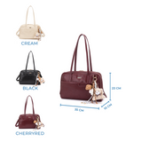 En-ji Hosun Shoulderbag Wanita - Cream