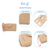 En-ji Miola Wallet Wanita - Cream