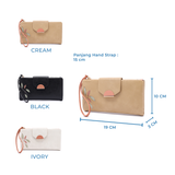 En-ji Miola Wallet Wanita - Cream