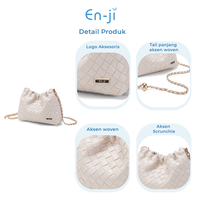 En-ji Monde Slingbag Wanita - Ivory