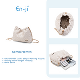 En-ji Monde Slingbag Wanita - Ivory