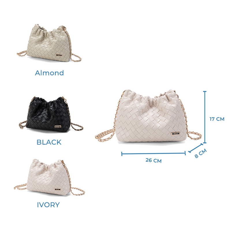 En-ji Monde Slingbag Wanita - Almond