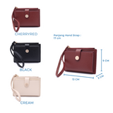 En-ji Nayo Card Wallet Wanita - Cream
