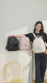 En-ji Sowon Backpack Wanita - Cream