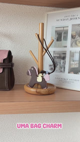 En-Ji Uma Bag Charm - Nougat