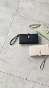 En-ji Daimi Wallet - Cream