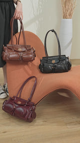 En-ji Inji Shoulderbag Wanita - Cherryred