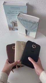 En-ji Neika Wallet Wanita - Nougat