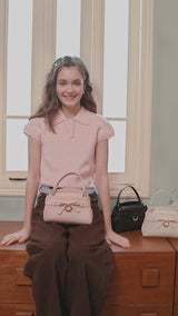 En-Ji Guma Handbag Wanita - Ivory