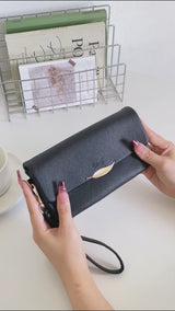 En-Ji Ayaka Wallet Wanita - Black