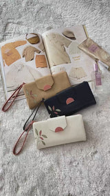 En-ji Miola Wallet Wanita - Cream