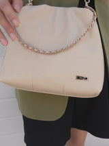 En-ji Bohi Shoulderbag Wanita - Ivory