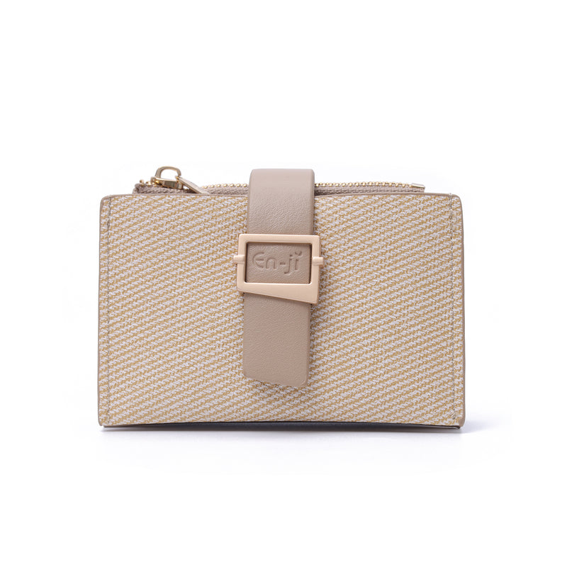 En-ji Rina Wallet Wanita - Cream