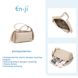 En-ji Yeosu Shoulderbag Wanita - Cream
