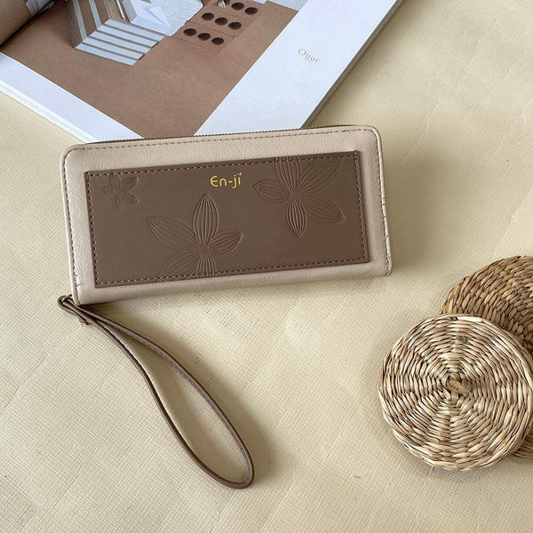 En-ji Yura Wallet - Cream - EN-JI
