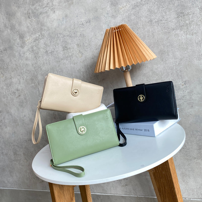 En-ji Shinru Wallet - Olive