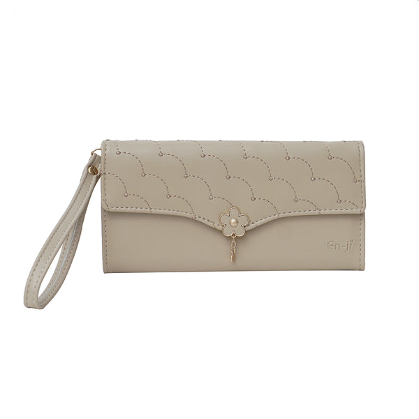 En-ji Daisu Wallet - Cream