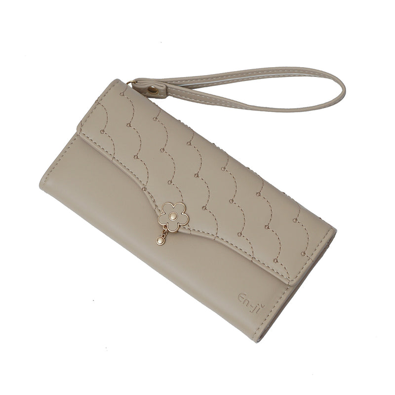 En-ji Daisu Wallet - Cream