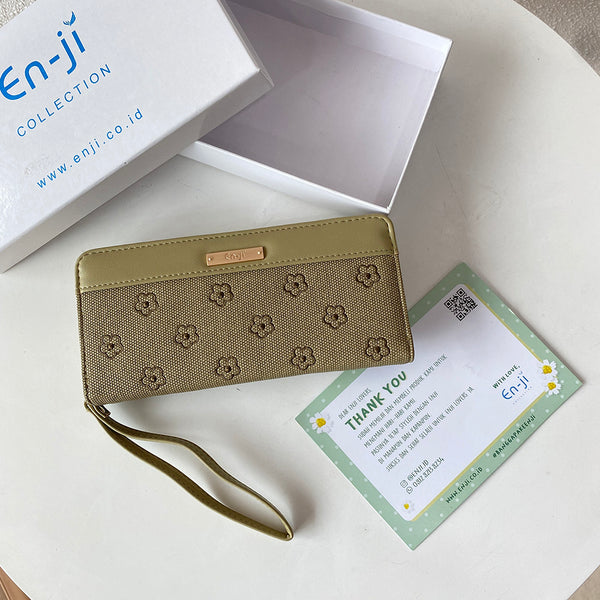 En-ji Eiji Wallet - Olive