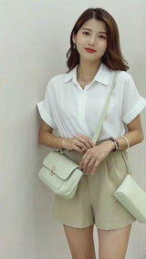 En-ji Hyejin Shoulderbag - Almond