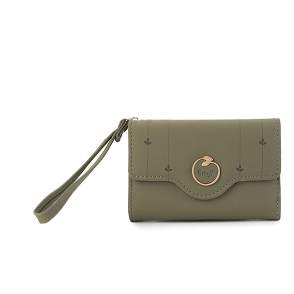 En-ji Jia Jia Wallet - Olive