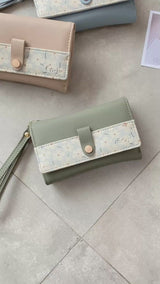 En-ji Soya Wallet - Cream