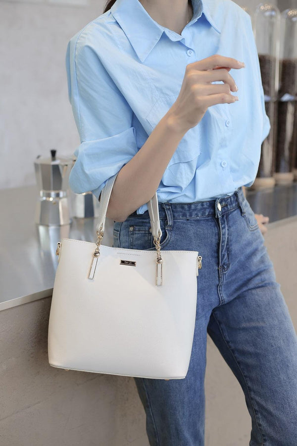 En-ji Banpo Handbag - Ivory - EN-JI
