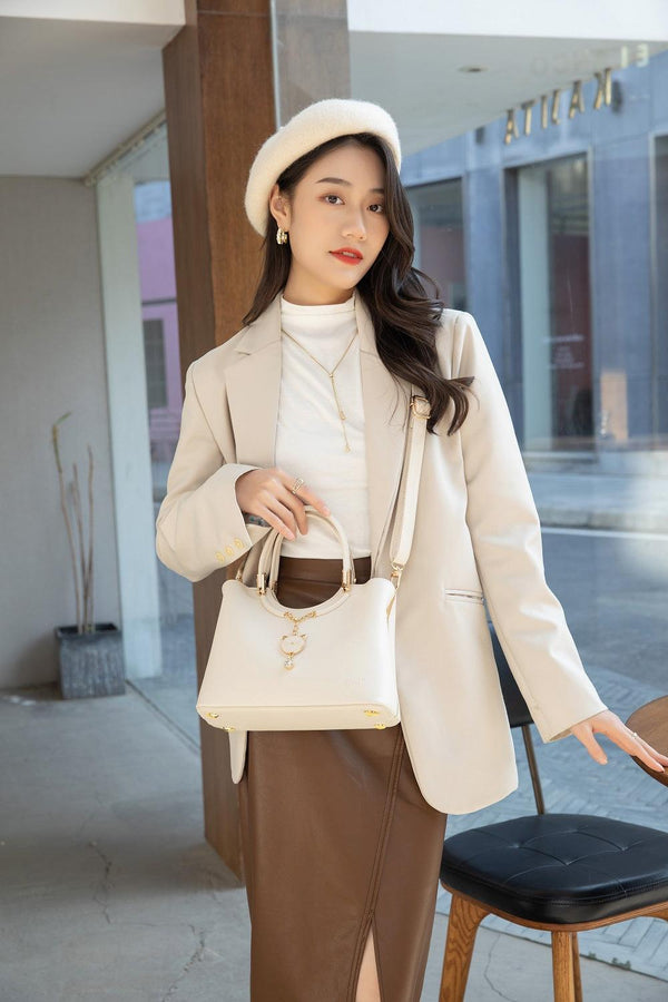 En-ji Junyung Handbag - Ivory - EN-JI