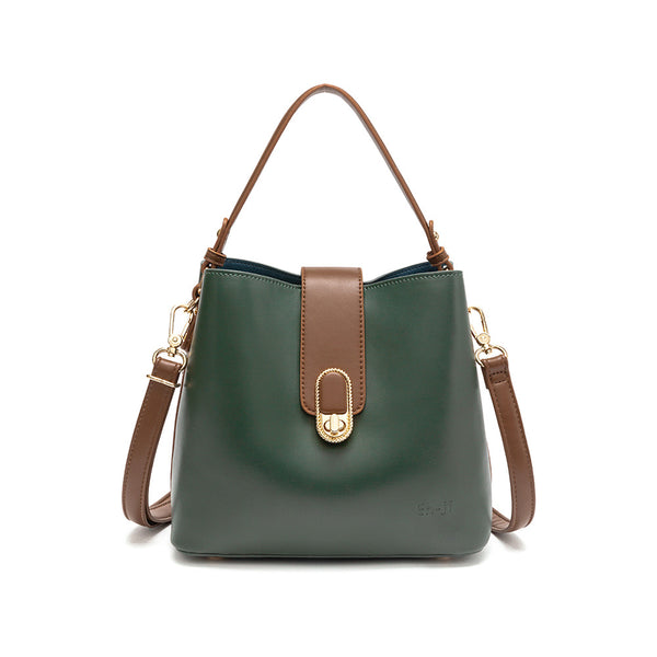 En-ji Bona Handbag - Olive