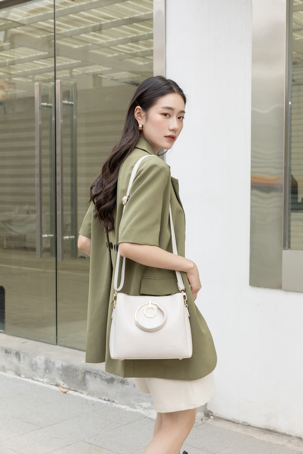 En-ji Chanyoung Handbag - Ivory