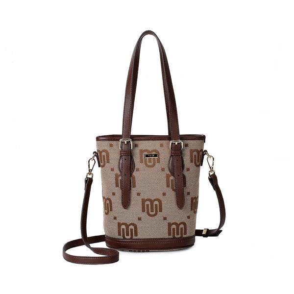 En-ji Yunabi Handbag - Brown