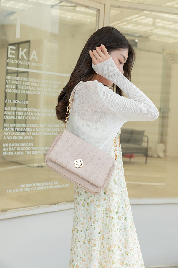 En-ji Munyeong Shoulderbag - Almond