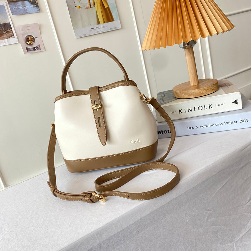 En-ji Renji Handbag - Cream