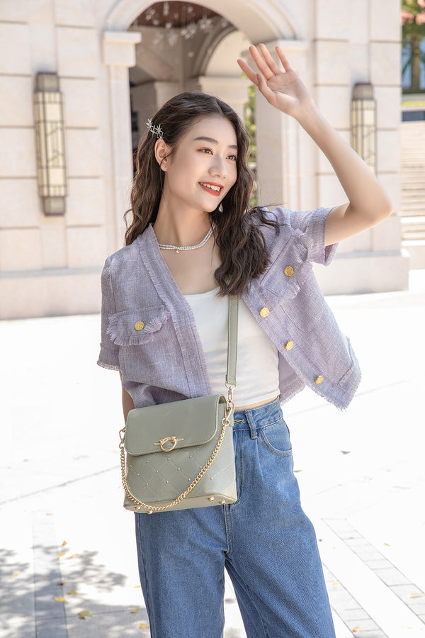 En-ji Sakura Shoulderbag - Cream