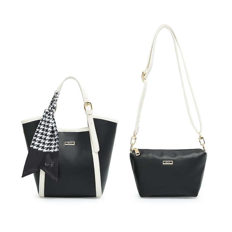 En-ji Shinbi Handbag - Black