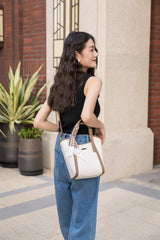 En-ji Shinbi Handbag - Ivory