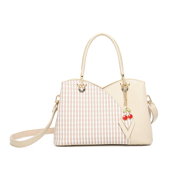 En-ji Minyoo Handbag - Cream