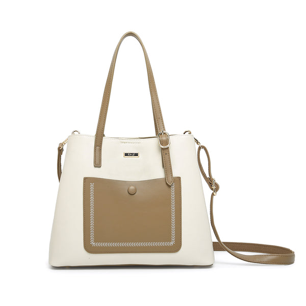 En-ji Minato Shoulderbag - Almond