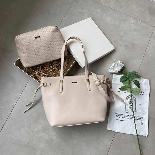 En-ji Seoyon Totebag - Cream