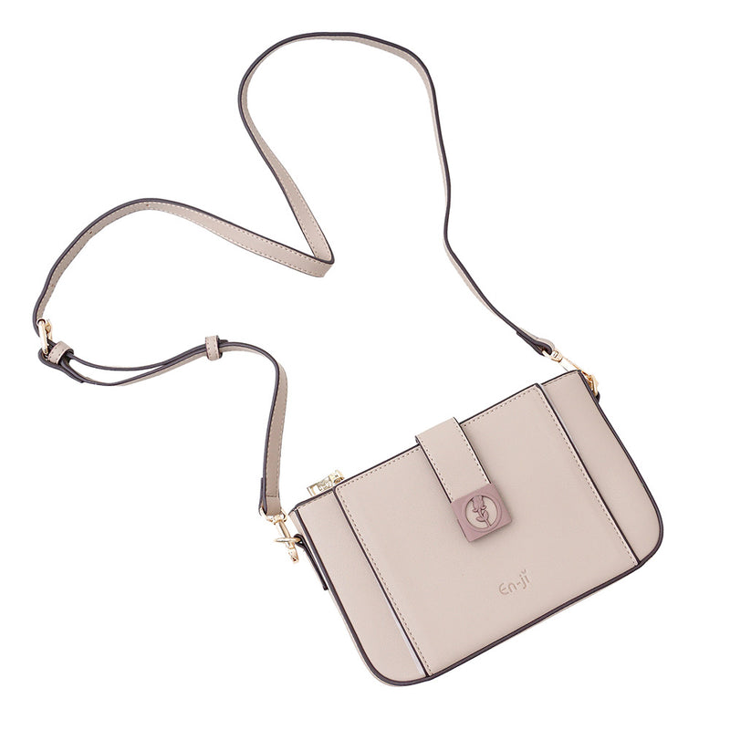 En-ji Yongsil Slingbag - Almond