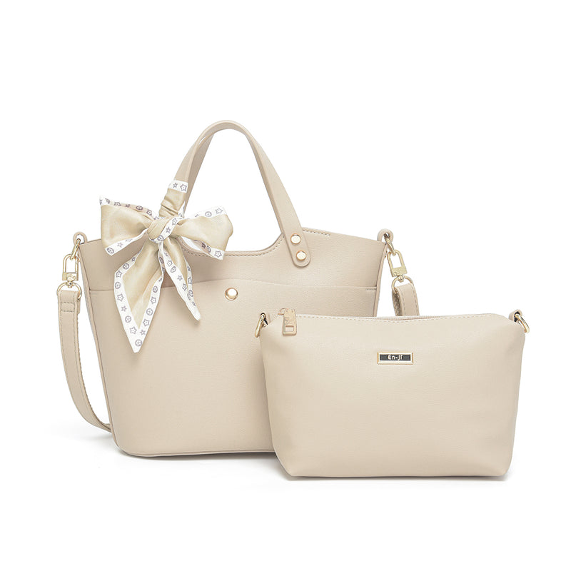 En-ji Yeora Handbag - Almond