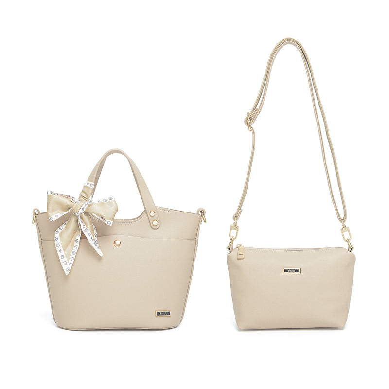 En-ji Yeora Handbag - Almond