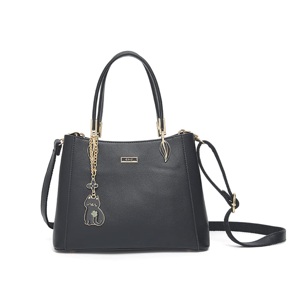 En-ji Solma Handbag - Black