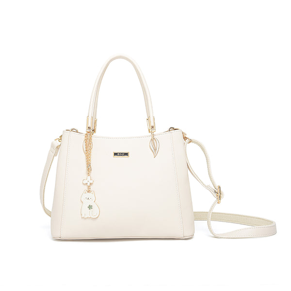 En-ji Solma Handbag - Ivory